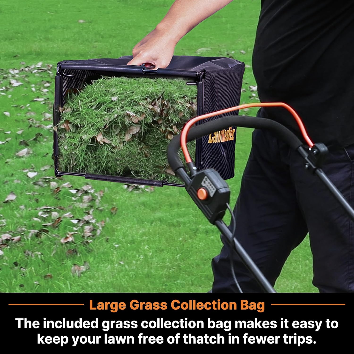 LawnMaster MEB1114K Electric Corded Lawn Mower 15-Inch 11AMP - Image 8